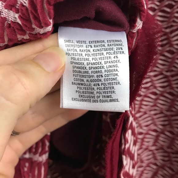 Maeve Anthropologie Dora Dress Small Red White - Picture 8 of 8